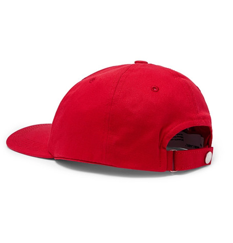 OFF-WHITE 23' Printed Baseball Hat Tonal Red