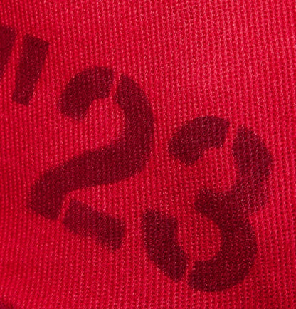 OFF-WHITE 23' Printed Baseball Hat Tonal Red