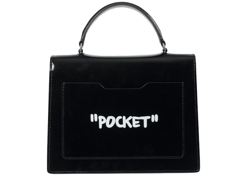 OFF-WHITE 2.8 Jitney Bag "NOT FOR SALE" White/Black