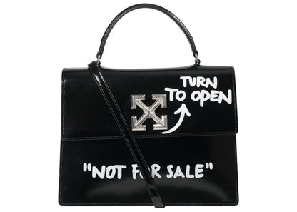 OFF-WHITE 2.8 Jitney Bag "NOT FOR SALE" White/Black