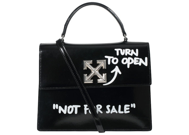 OFF-WHITE 2.8 Jitney Bag "NOT FOR SALE" White/Black