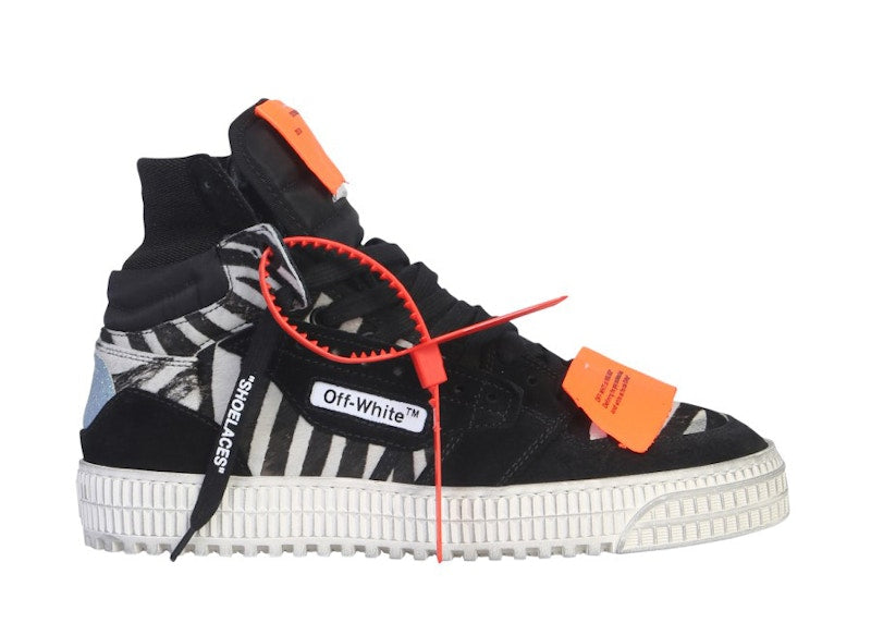 OFF-WHITE 3.0 Off Court High-Top Sneakers Pony Zebra (Women's)
