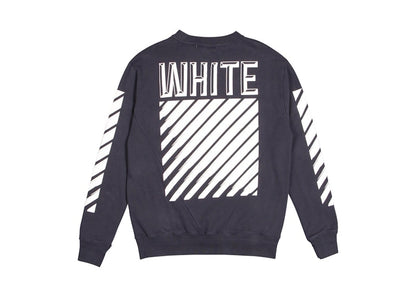 OFF-WHITE 3D Crewneck Navy