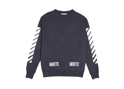 OFF-WHITE 3D Crewneck Navy