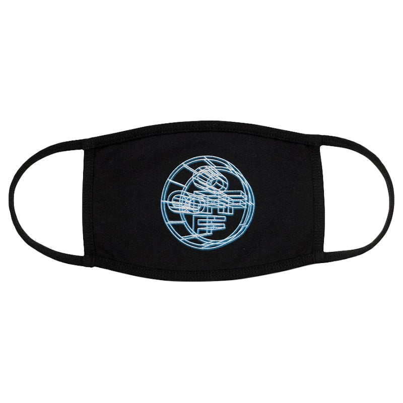 OFF-WHITE 3D Crossed Face Mask Black Multicolor