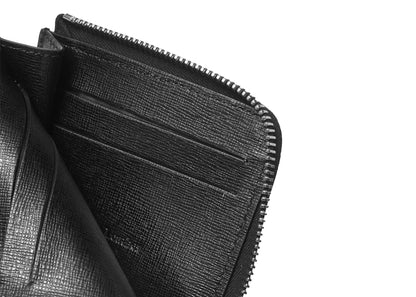 Off-White 3D Diag Saff (4 Card Slot) Zip Wallet Black