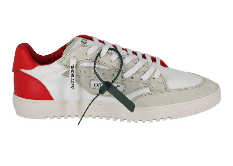 OFF-WHITE 5.0 Off Court Low-Top Sneaker White Red