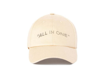 OFF-WHITE ALL IN ONE Golf Cap Beige