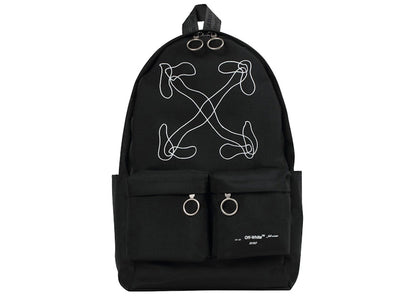 OFF-WHITE Abstract Arrows Backpack Black White