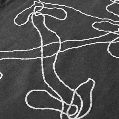 OFF-WHITE Abstract Arrows Embroidered T-shirt Black/White