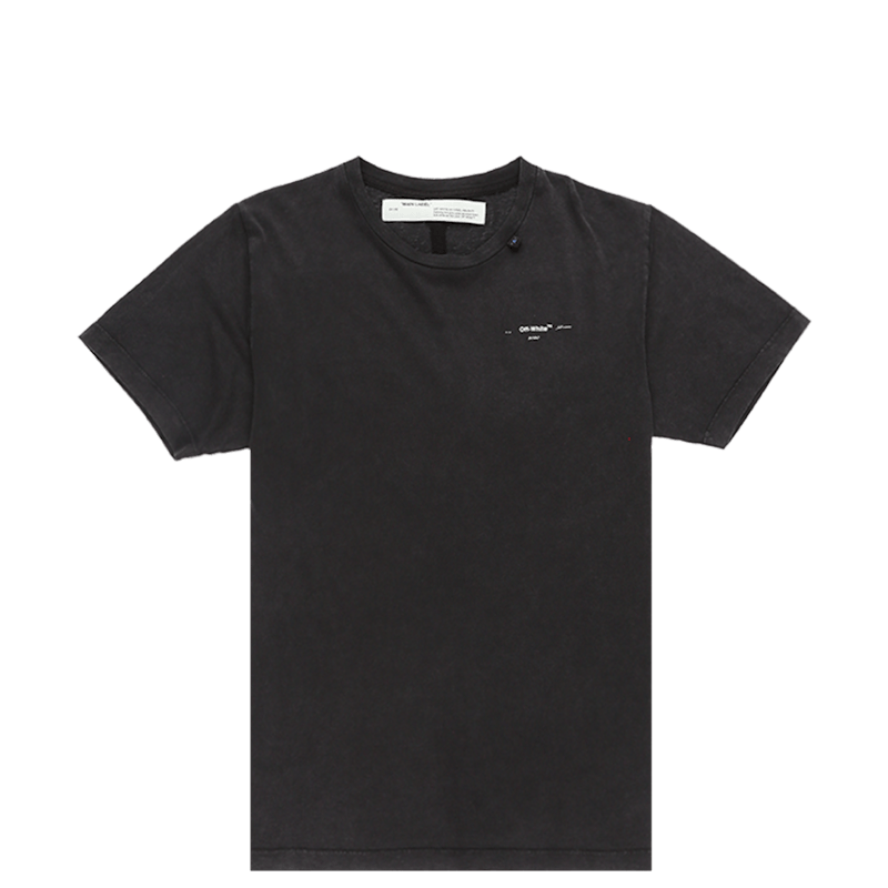 OFF-WHITE Abstract Arrows Embroidered T-shirt Black/White