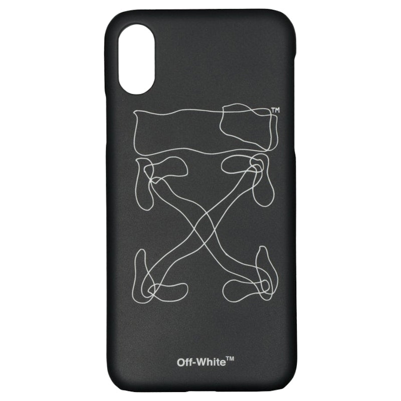 OFF-WHITE Abstract Arrows iPhone XS Max Case Black/White