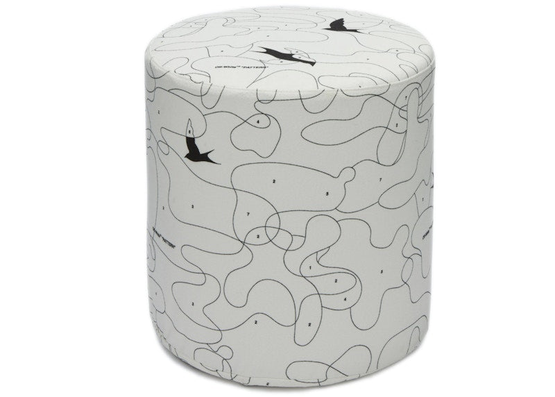 OFF-WHITE Abstract Birds Pattern Stool