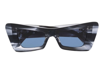OFF-WHITE Accra Cat-Eye Marbled Sunglasses Navy Blue/Multi/Blue (OERI027S22PLA0014945)