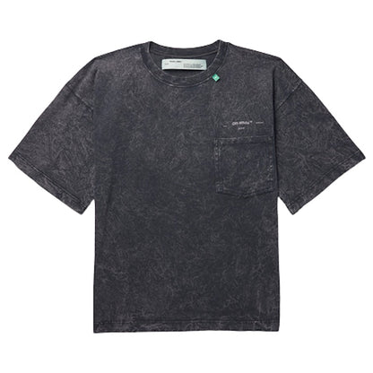 OFF-WHITE Acid Washed T-shirt Charcoal/Grey