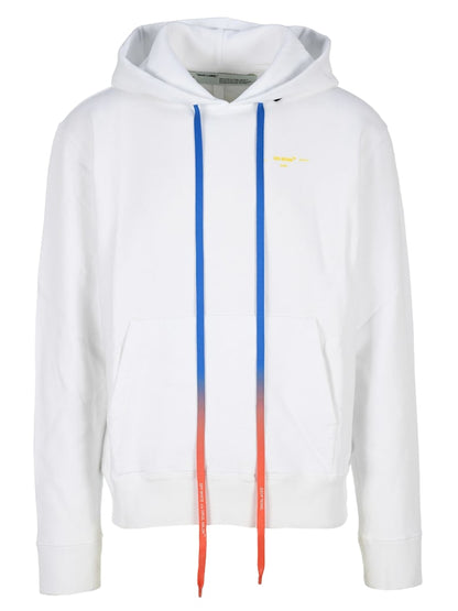 OFF-WHITE Acrylic Arrows Hoodie White/Yellow
