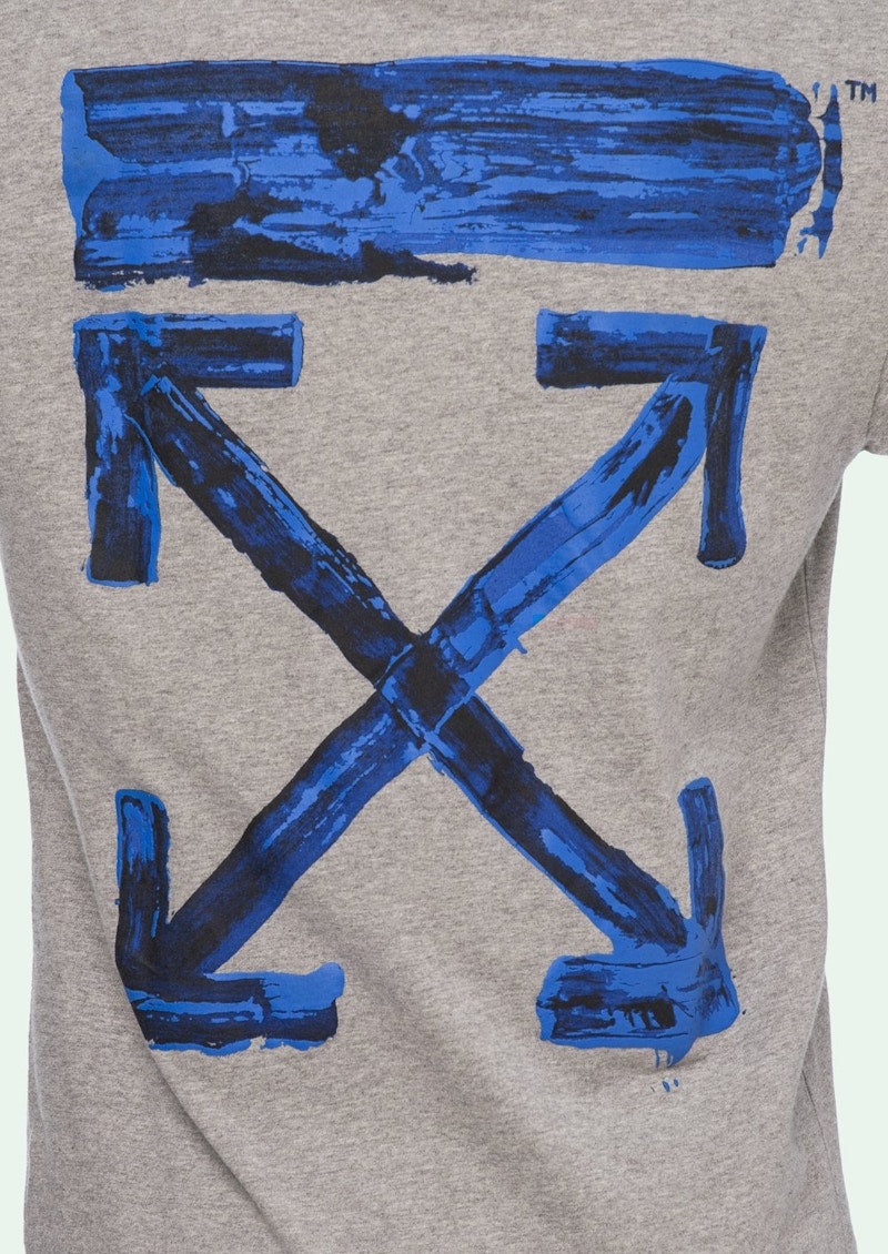 OFF-WHITE Acrylic Arrows S/S T-shirt Grey/Blue