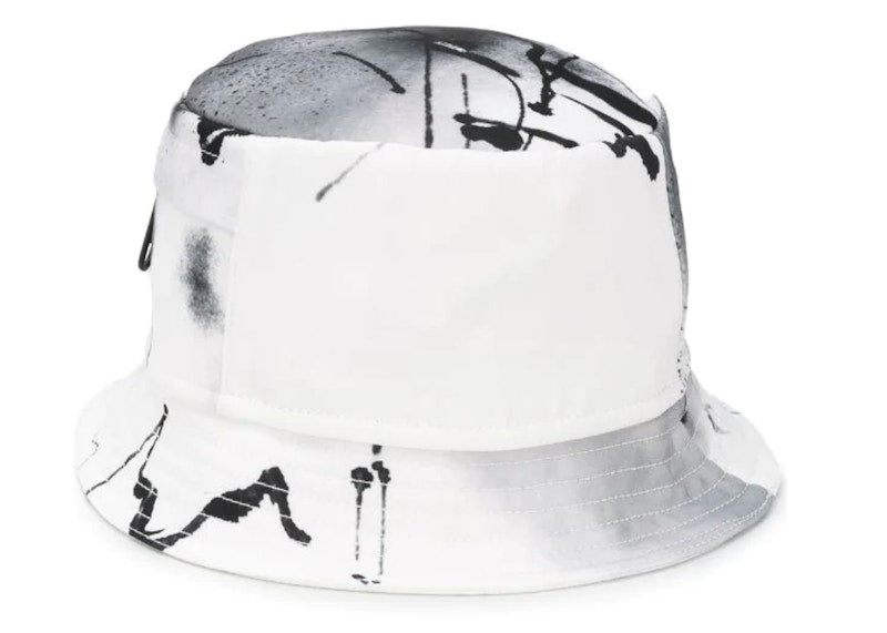 OFF-WHITE Acstract Print Bucket Hat White/Black