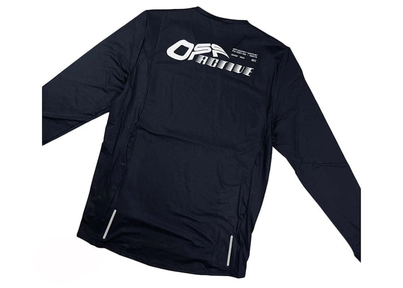 OFF-WHITE Active L/S Thumb Loop T-shirt Black