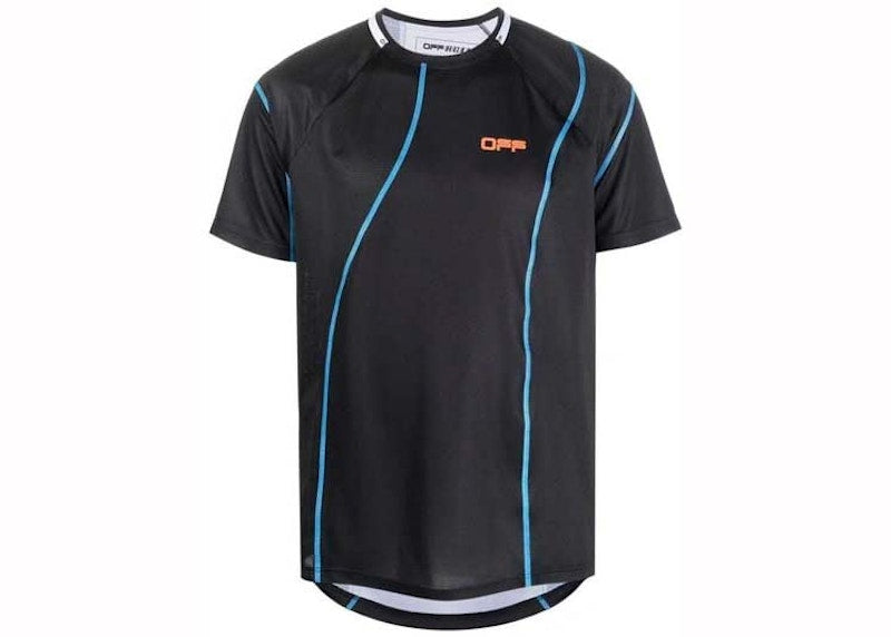 OFF-WHITE Active Logo Mesh T-Shirt Black