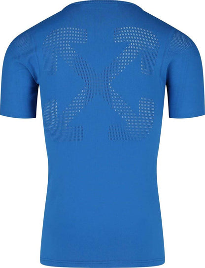 OFF-WHITE Active Seamless Short Sleeve T-shirt Blue