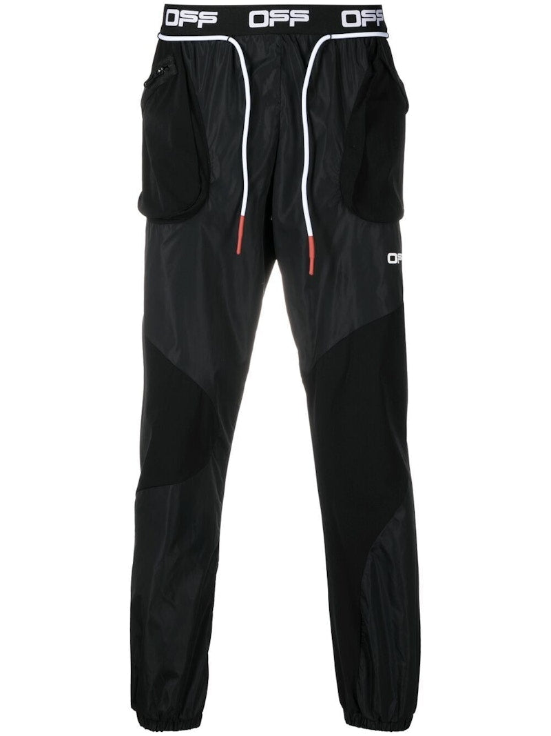 OFF-WHITE Active Technical Joggers Black/White
