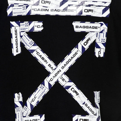 OFF-WHITE Airport Tape Arrows Diag Sweatshirt Black