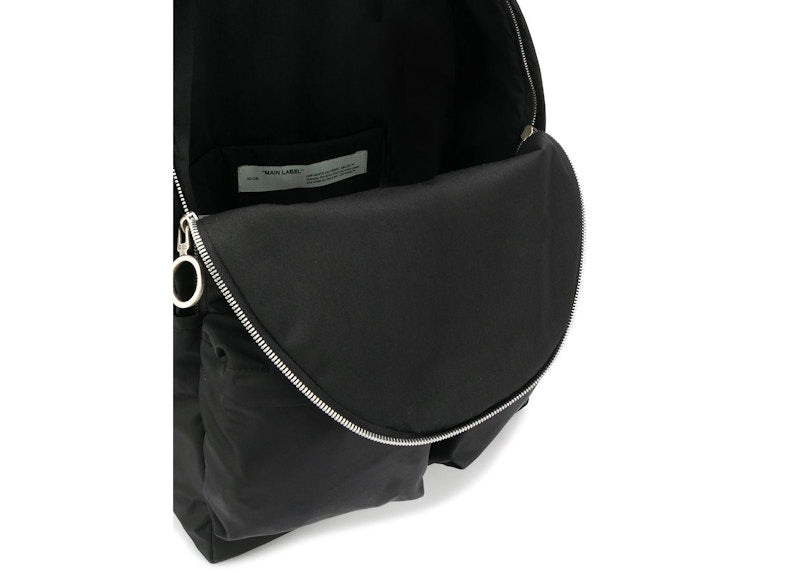 OFF-WHITE Airport Tape Diagonal Arrows Backpack Black/Purple