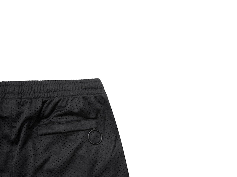 OFF-WHITE Airport Tape Mesh Shorts Black/Multicolor