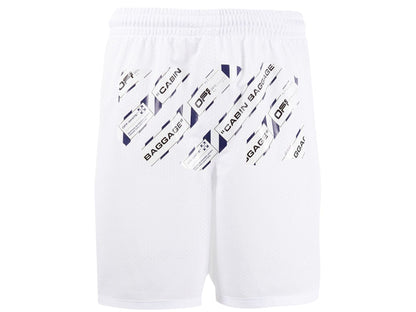 OFF-WHITE Airport Tape Mesh Shorts White/Multicolor