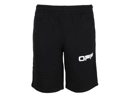 OFF-WHITE Airport Tape Sweatshort Black/Multicolor