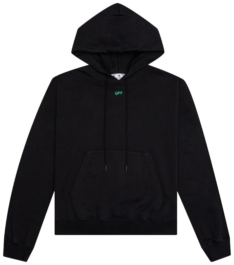 OFF-WHITE Alien Mush Boxy Hoodie Black/Green