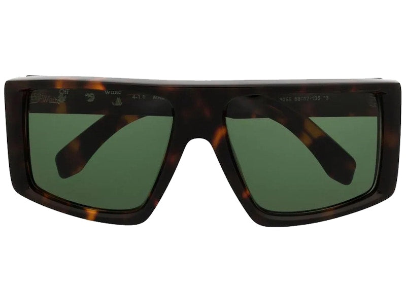 OFF-WHITE Alps Oversize Sunglasses Tortoiseshell (OERI004Y21PLA0016055)
