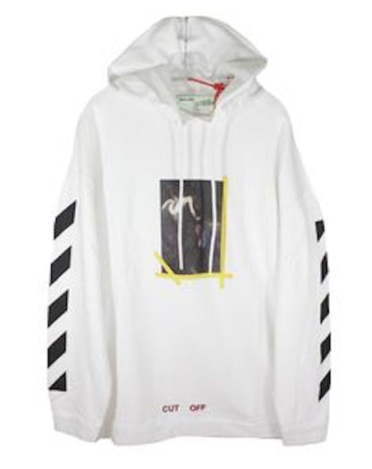 OFF-WHITE Annunciation Hoodie White