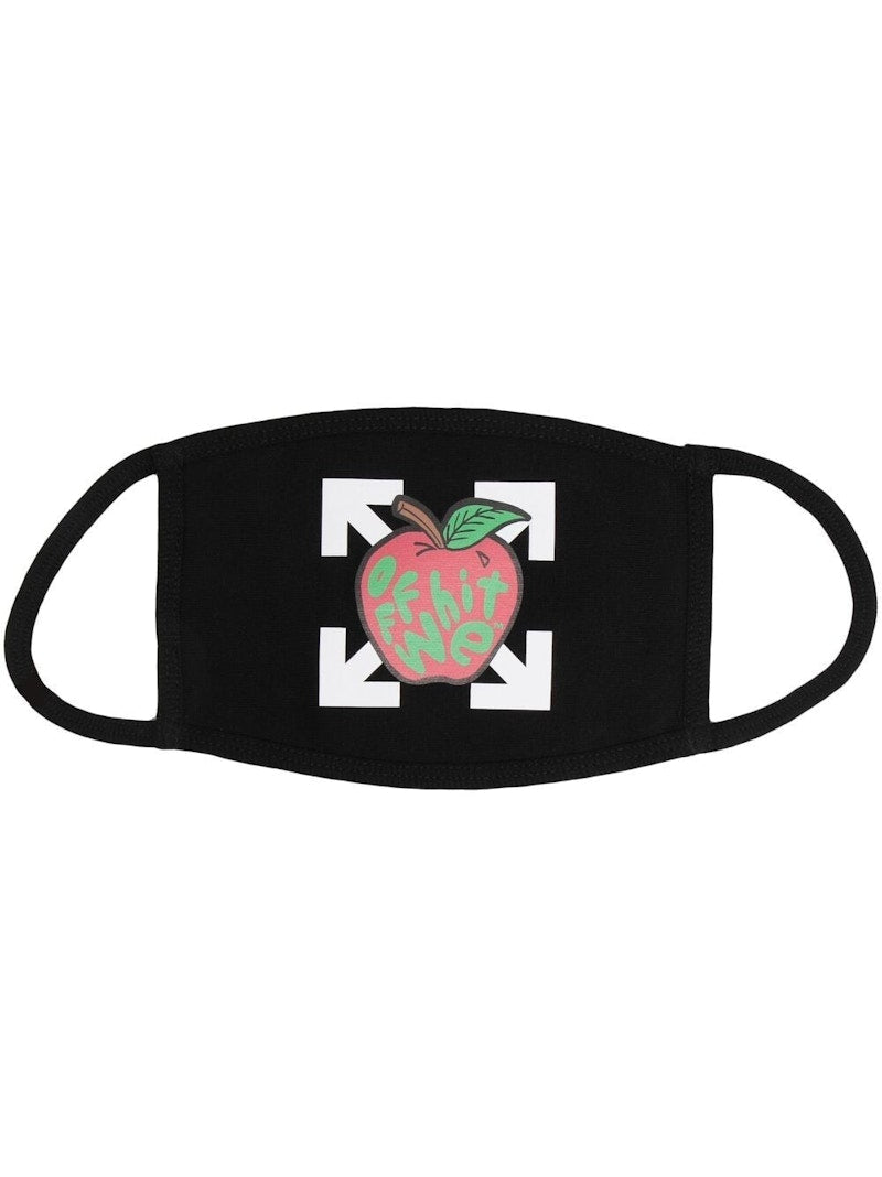 OFF-WHITE Apple Arrow Face Mask Black