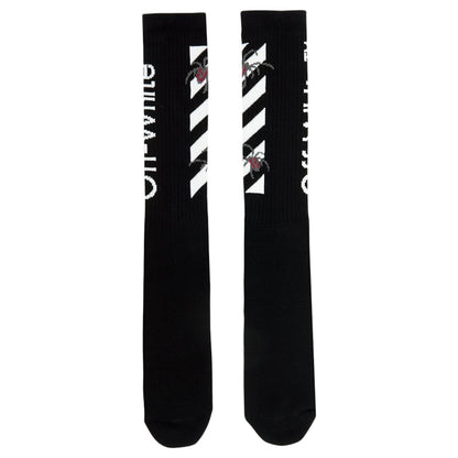 OFF-WHITE Arachno Mid Socks Black/White