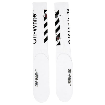OFF-WHITE Arachno Mid Socks White/Black
