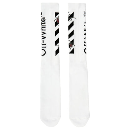 OFF-WHITE Arachno Mid Socks White/Black