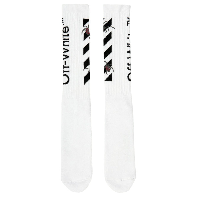 OFF-WHITE Arachno Mid Socks White/Black