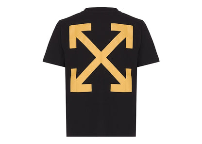 OFF-WHITE Arrow Caravaggio St. Fran Skate Slim Tee Black/Yellow/Multi