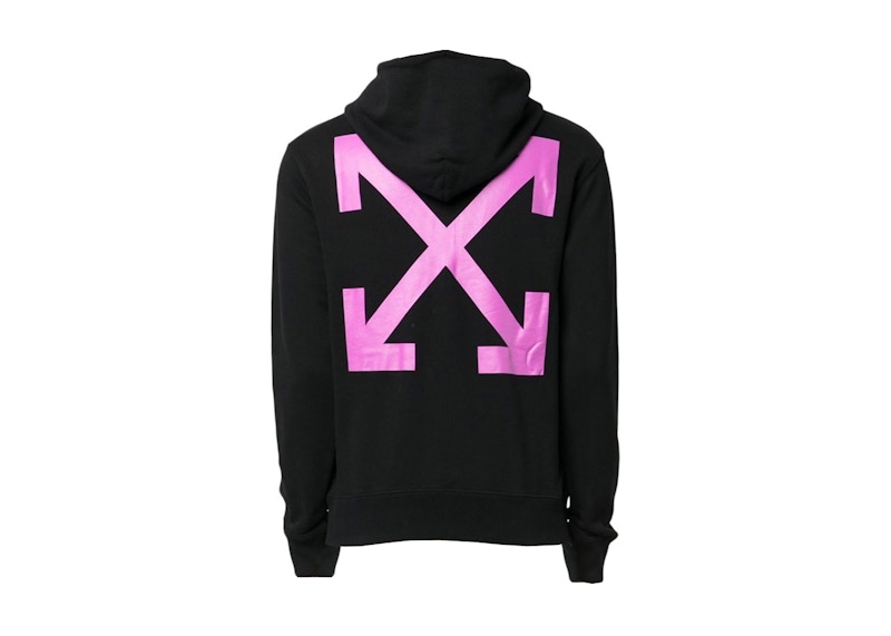 OFF-WHITE Arrow Caravaggio St. Fran Slim Hoodie Black/Purple/Multi