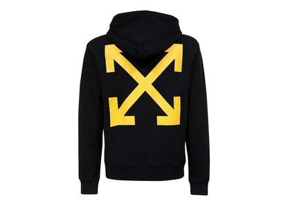OFF-WHITE Arrow Caravaggio St. Fran Slim Hoodie Black/Yellow/Multi
