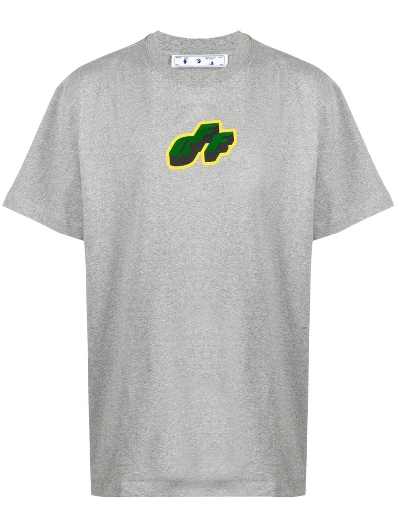 OFF-WHITE Arrow Cartoon T-shirt Grey/Green