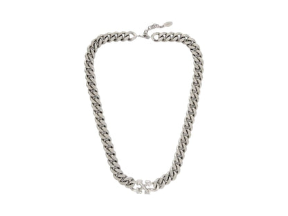 OFF-WHITE Arrow Chain Necklace Silver