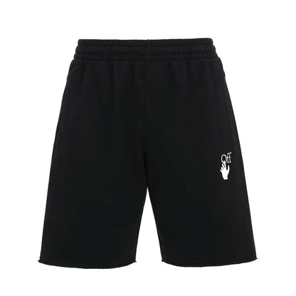 OFF-WHITE Arrow Marker Print Jersey Sweat Pants Black Pink