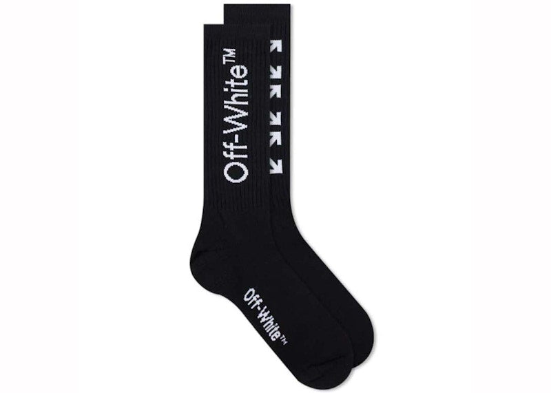 OFF-WHITE Arrow Mid Length Socks Black