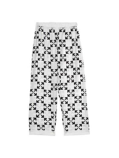 OFF-WHITE Arrow Pattern Pajama White/Black