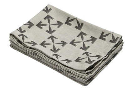 OFF-WHITE Arrow Pattern Table Mat (Set of 4)
