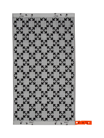 OFF-WHITE Arrow Pattern Towel Set White/Black