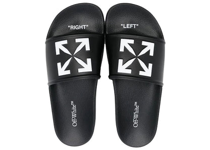 OFF-WHITE Arrow Slide Black White
